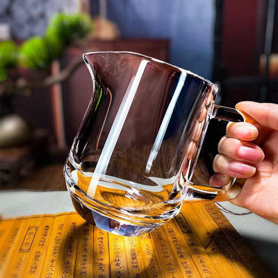 原矿水晶公道杯子耐高温分茶器家用茶具茶杯高档送礼