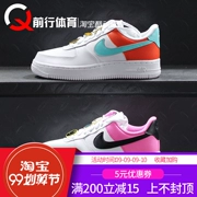 Nike Air Force 1 AF1 Air Force Số 1 Bột trắng Giày nữ cắt thấp thông thường AA0287-107 - Dép / giày thường