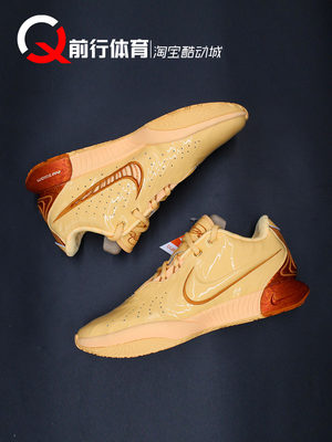 NIKE男LBJ21低帮实战篮球鞋