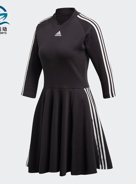 Adidas/阿迪达斯正品 春季新款女子运动型格连衣裙 FL6901
