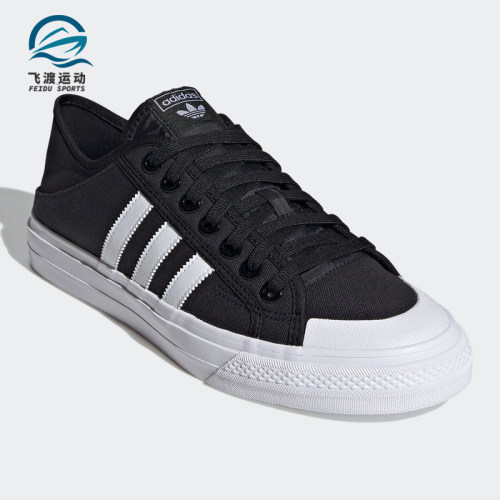 Adidas/阿迪达斯正品三叶草NIZZA 男女低帮经典帆布鞋 GY0408
