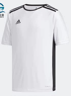 Adidas/阿迪达斯正品男大童ENTRADA 18 JSYY运动短袖T恤 CF1044