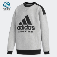 Adidas/阿迪达斯正品儿童训练秋新款跑步运动圆领卫衣EC9180