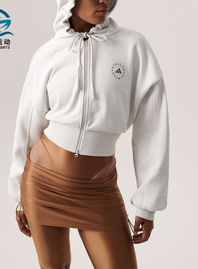 Adidas/阿迪达斯正品新款女士针织短款运动休闲外套IT8268
