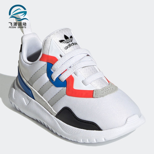 Adidas/阿迪达斯正品三叶草 春季新款小童一脚蹬休闲鞋 FX5328