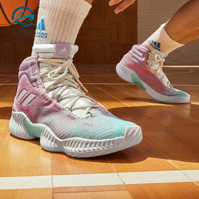 Adidas/阿迪达斯正品PRO BOUNCE 2018男女运动篮球鞋IG4496