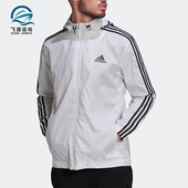 男子夹克防风连帽外套 Adidas 新款 春季 HE4320 阿迪达斯正品