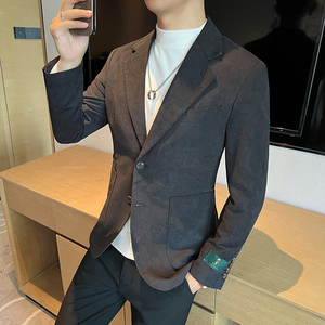 2025 定制面料 西服 高品质仿麂皮绒多口袋西装XZ004-P195图片