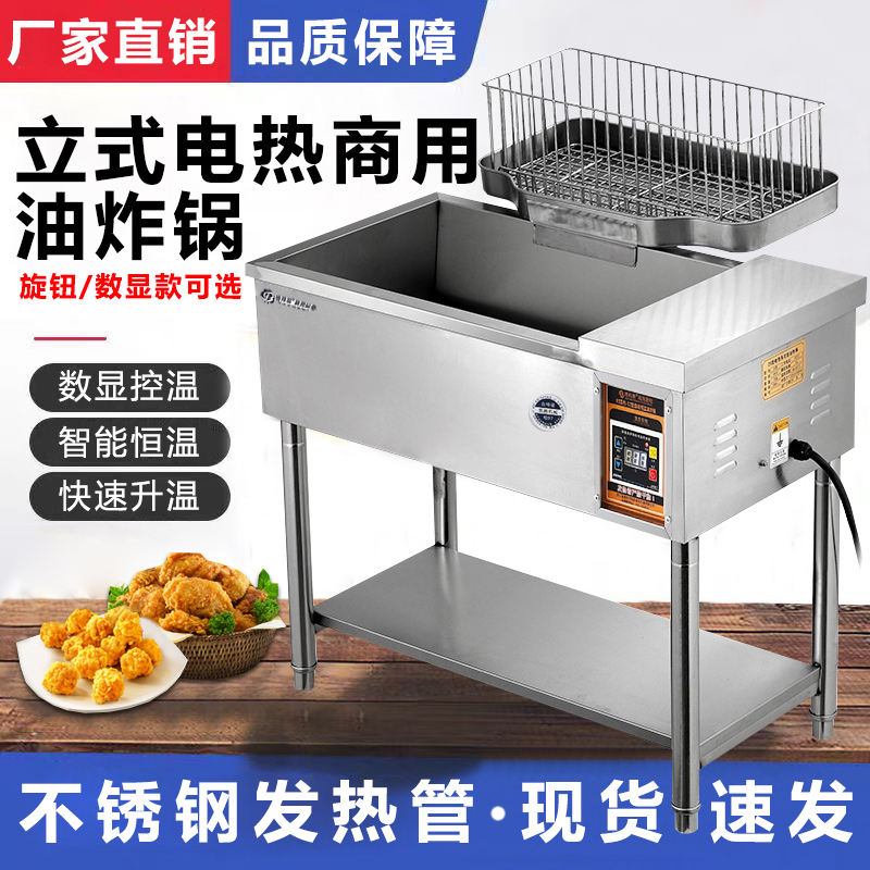 立式商用电炸炉智能自动恒温特大容量大功率炸油条麻花薯条专用锅