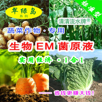 翠绿岛蔬菜种植专用生物EM菌原液能大幅度地提高产量和品质有益菌