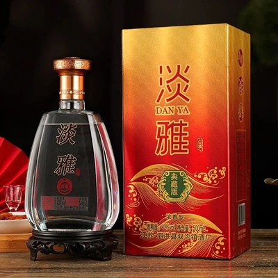 淡雅酒42度纯粮食酒整箱批发500ml*6瓶浓香白酒送礼口粮双沟镇酒