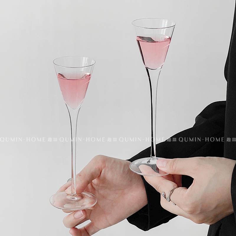 趣皿高脚杯红酒杯香槟杯