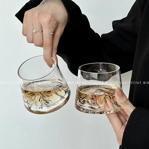 家用茶杯威士忌酒杯洋酒玻璃杯子