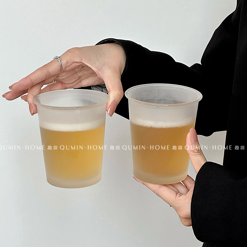 敞口咖啡杯饮品杯办公高颜水杯