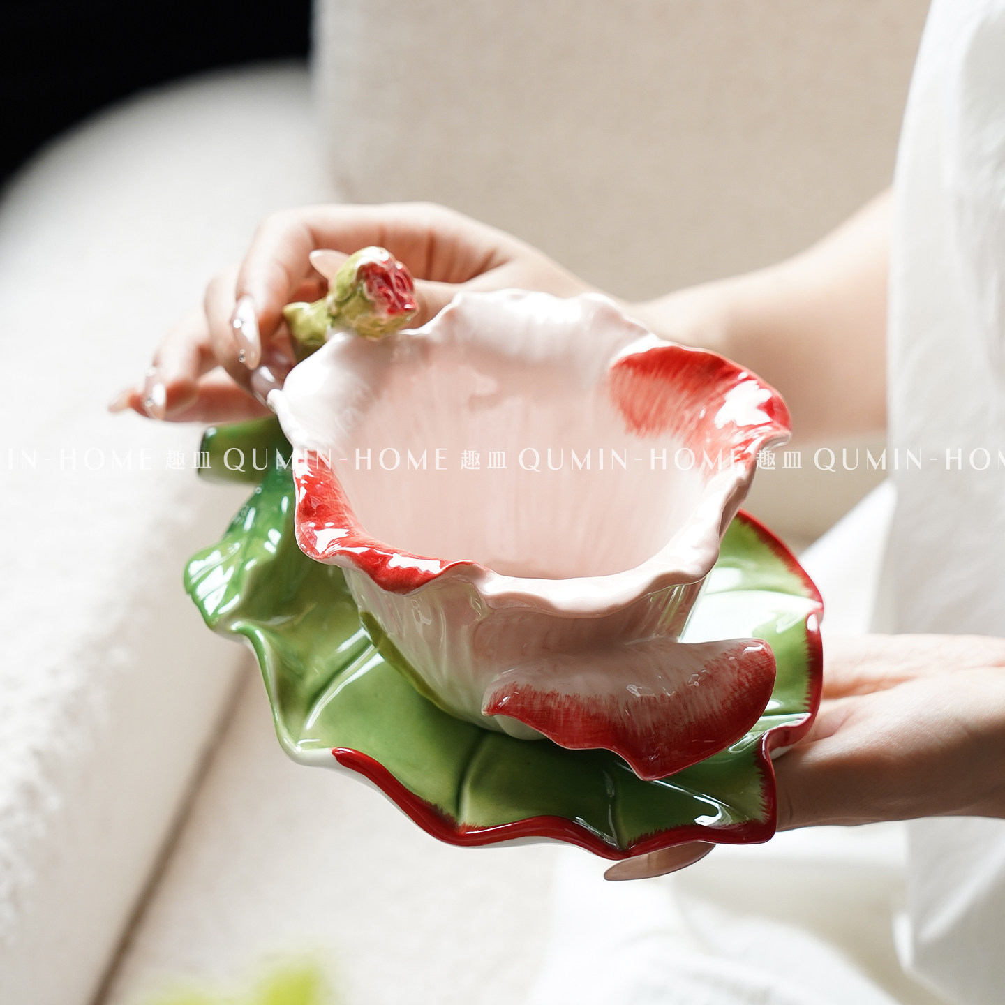 趣皿陶瓷杯创意茶杯碟套装咖啡杯家用下午茶拉花杯甜品杯喝水杯子,餐饮具,咖啡杯,淘宝优惠券,粉丝福利购,淘宝优惠卷