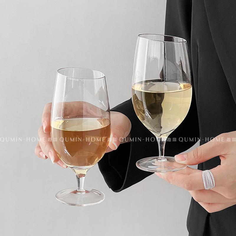 趣皿ins风香槟杯创意高脚杯简约玻璃杯矮脚红酒杯高颜值起泡酒杯