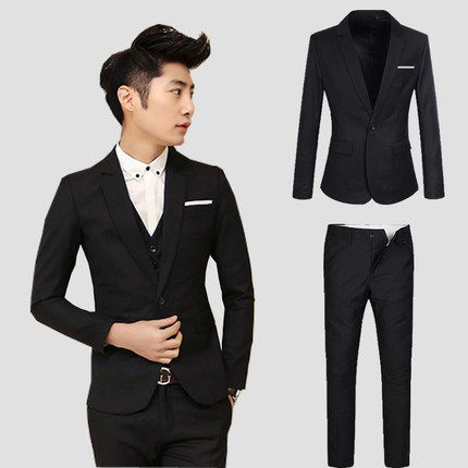 Costume homme en coton pour automne - Ref 1576451 Image 1