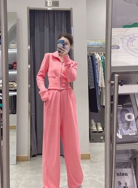 THE GOD PARTICLE 设计师品牌早秋款高领运动卫衣开衫外套