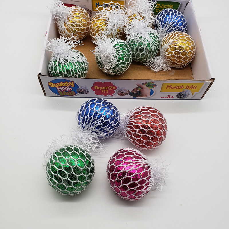 金粉发泄球创意古怪情绪减压搞怪