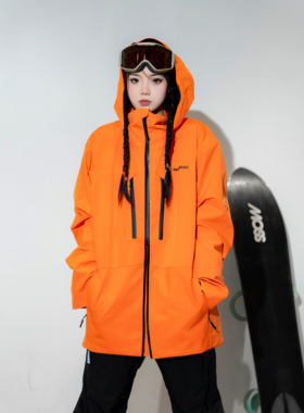 AwakeBeast滑雪服单板上衣男女防水防风专业全压胶3L保暖硬壳软壳