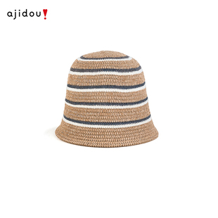 AJIDOU阿吉豆帽子女款 渔夫帽 复古时尚
