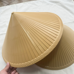 斗笠防水防雨帽遮雨塑料帽劳动环卫工人通用男女大帽防晒林冲帽子