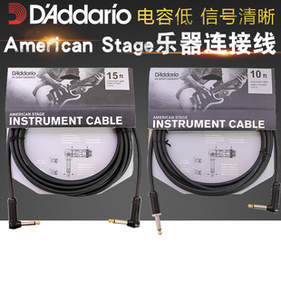 PLANET 吉他贝司连接线 WAVES STAGE 直头弯头 AMERICAN 达达里奥