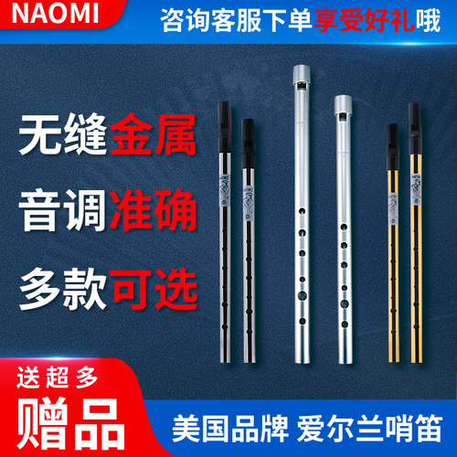 NAOMI爱尔兰哨笛 初学者入门款六孔竖笛 C调D调高音直笛 - 封面