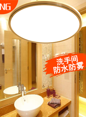 星仪吸顶灯防水客厅灯具卧室灯防雾阳台浴室灯卫生间灯110v家用