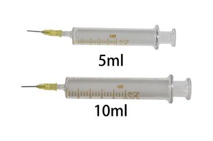注射针筒 玻璃注射器 赠送针头 玻璃针筒 玻璃针管