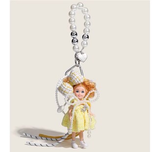 日本offcat 包包挂件高级感小香风芭比娃娃玩偶钥匙扣挂饰女礼物