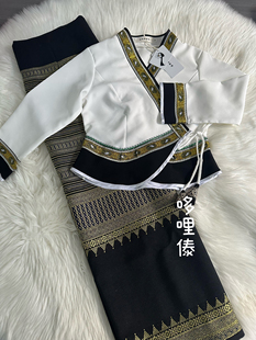 版纳傣族女装春秋两件套显瘦云南旅游当季时尚新款日常节日旅拍