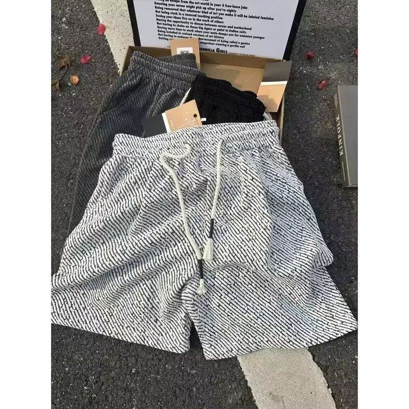 2025新款美式纯色做旧水洗运动短裤男款夏季宽松休闲篮球五分裤潮