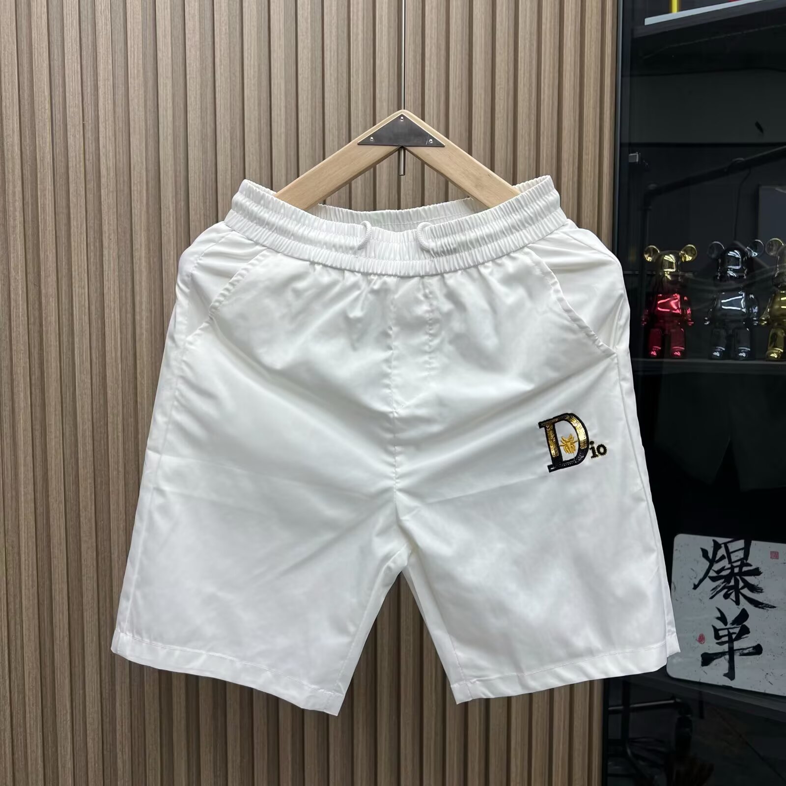 夏季新款美式短裤男潮牌薄款设计感小众宽松大码运动休闲五分裤子
