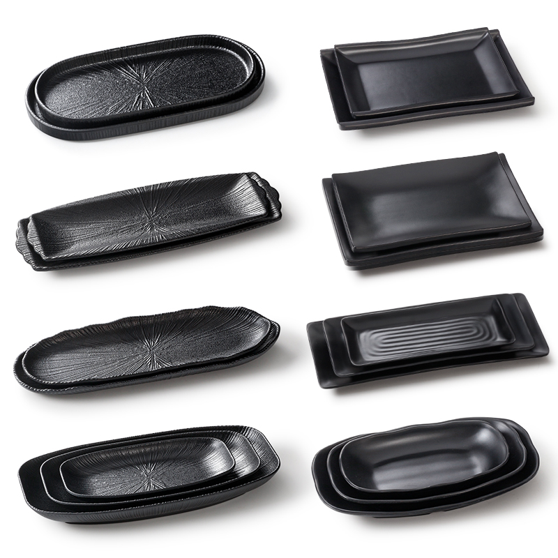 密胺餐具长方形盘子商用