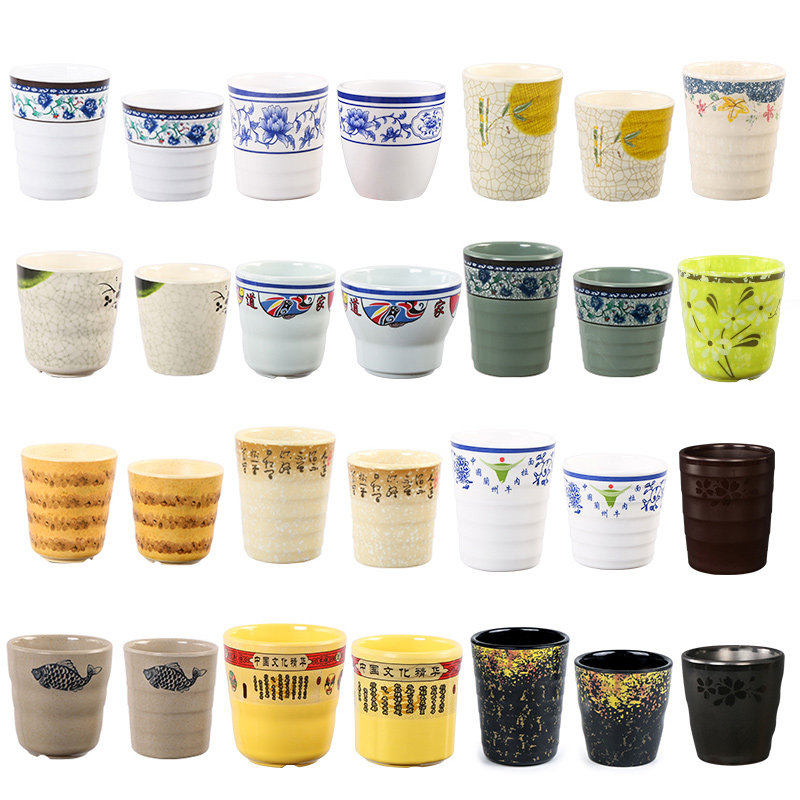 密胺茶杯耐摔餐厅专用塑料杯子防摔饭店用水杯仿瓷口杯餐具商用杯,餐饮具,随手杯,淘宝优惠券,粉丝福利购,淘宝优惠卷