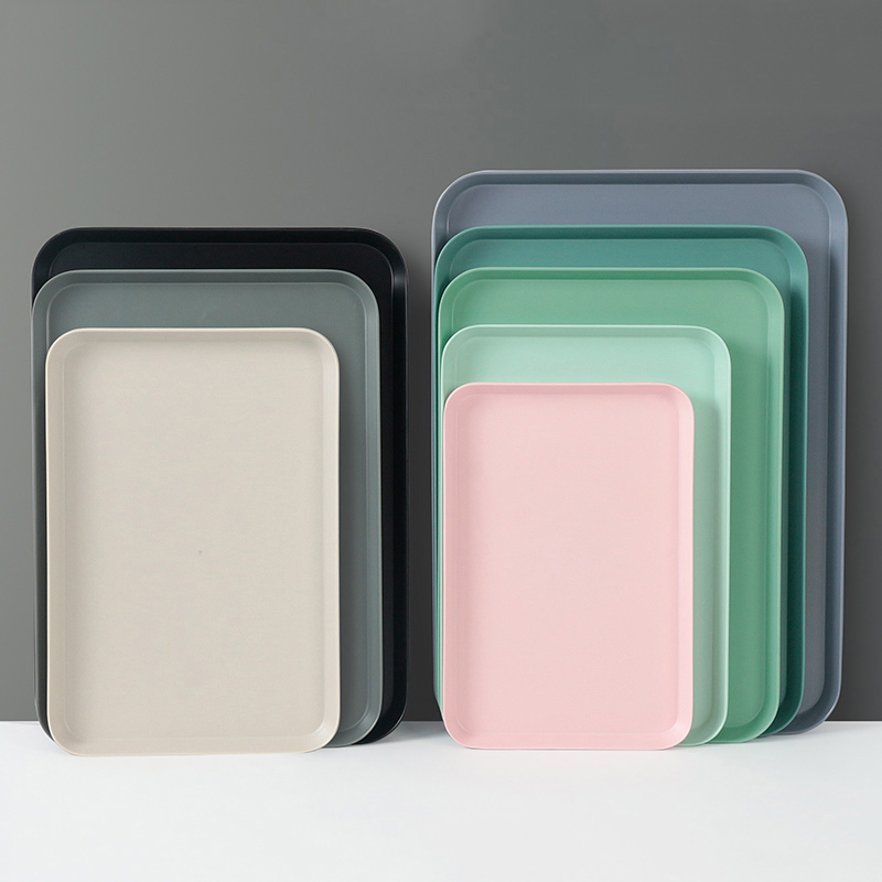 托盘商用长方形塑料密胺餐具