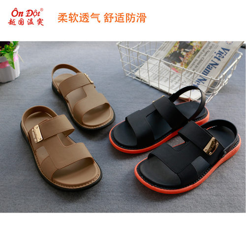 越南温突男士拖鞋夏季户外两用