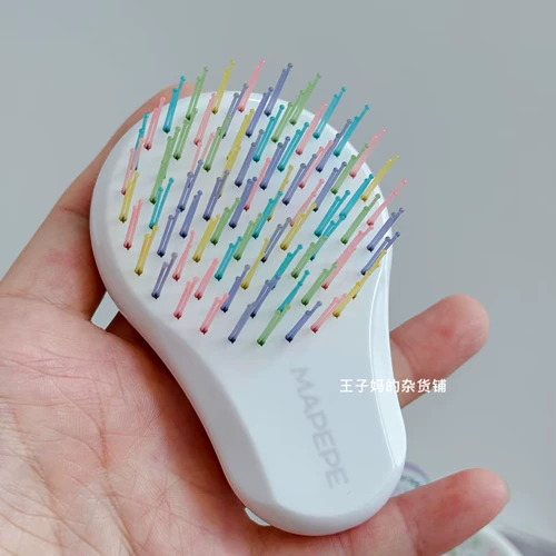 Точечная японская импортная расческа Mapepe, массажная расческа с мелкими зубьями, расческа для разглаживания волос, антистатическая расческа для влажной и сухой уборки