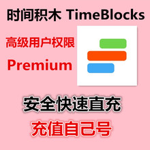 Premium 高级 时间积木app 时间积木 TimeBlocks