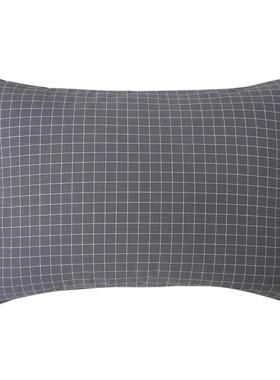 日式全棉枕头套50x80 70 90  48x74 45x75水洗棉加大号单只