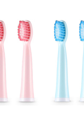 电动牙刷头适配简洁儿童宝宝JM5-1/3-1/JD1-1/R03替换塑料轴蓝粉