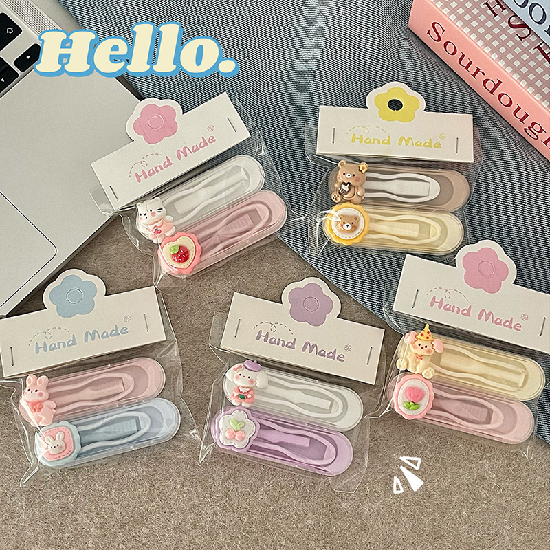 可爱卡通取戴器眼镜盒