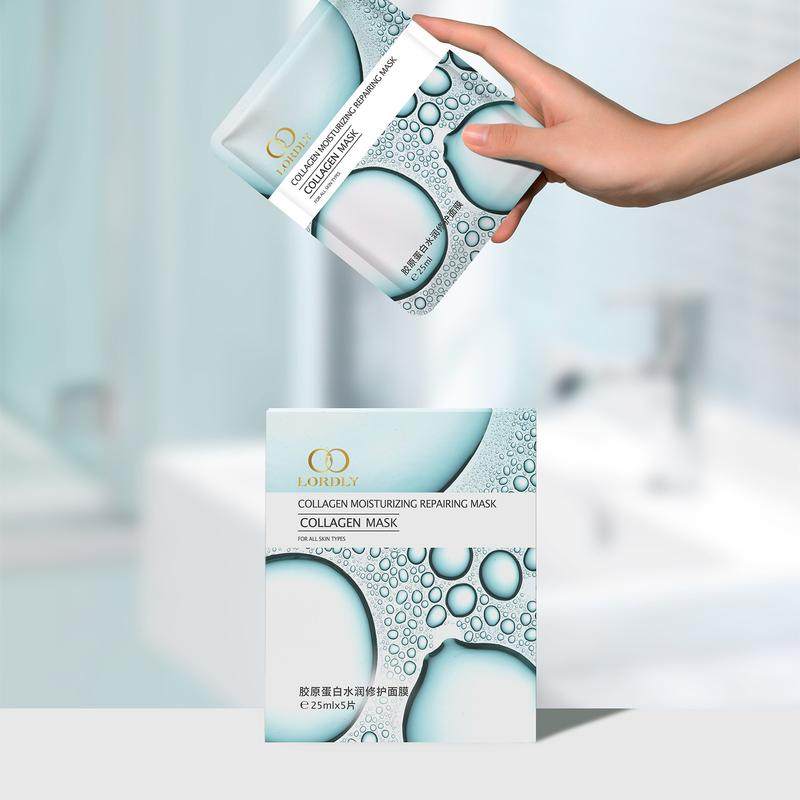 lordly胶原蛋白水润修护面膜焕颜紧致嫩肤补水淡化细纹提亮肤色