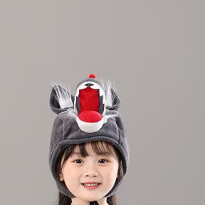 大灰狼演出服小鸡小鸭小兔子小羊各种小动物头饰幼儿园动物演出服