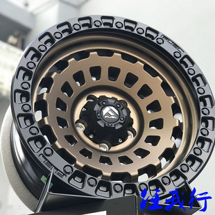 新款FUEL D634古铜色变色防脱造型17寸牧马人坦克300普拉多轮毂