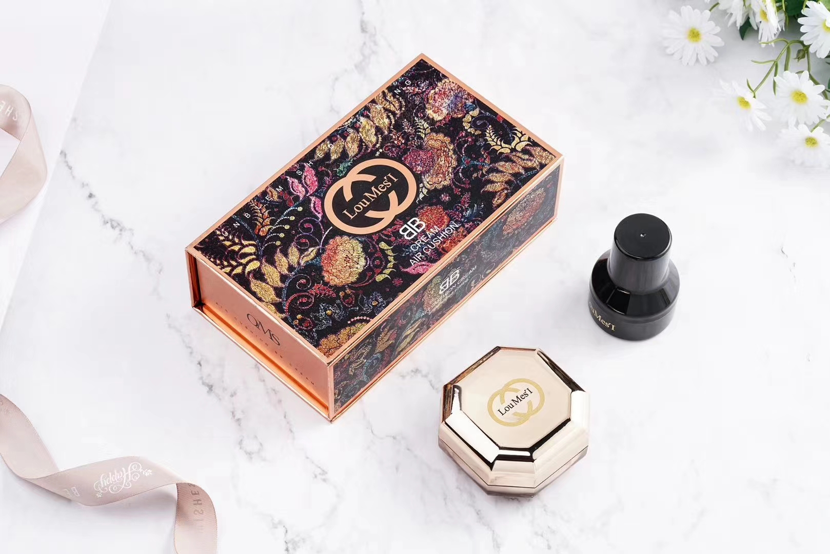 欧美诗大金瓶蘑菇弹润气垫bb霜保湿持久遮瑕亮肤cc粉底液不卡粉