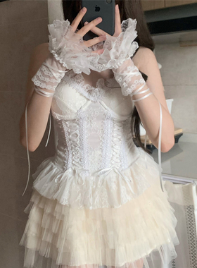 AYTofilms袖套蕾丝花边绑带手袖
