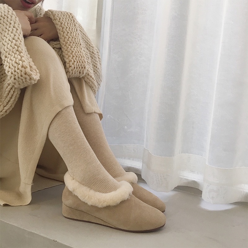 AY To films 秋冬600D加厚棉燕麦白奶咖微压抗起球显瘦打底连裤袜