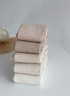 AY To films 秋冬900D加绒保暖打底袜燕麦色日系加厚连裤袜咖色袜